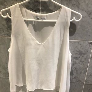 Zara Soft sleeveless top